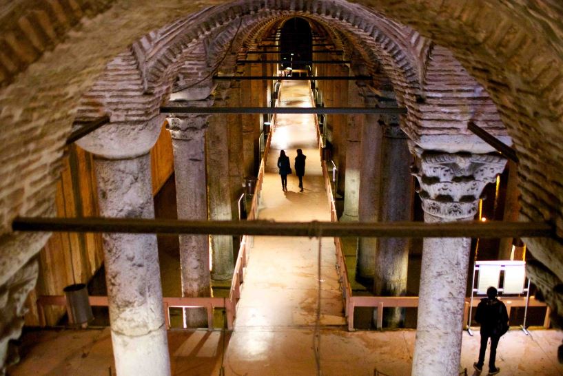 basilica cistern interior basilica cistern Basilica Cistern-Sunken Palace Istanbul, Turkey