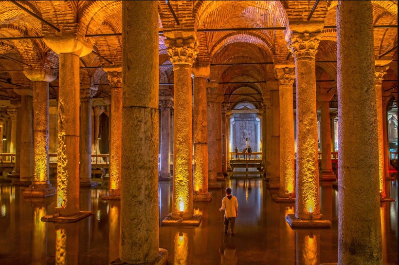 basilica cistern marbles basilica cistern Basilica Cistern-Sunken Palace Istanbul, Turkey