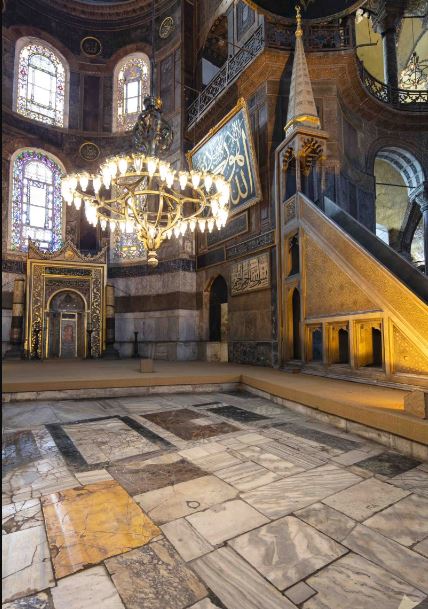 hagia sophia interior minbar hagia sophia Hagia Sophia in Istanbul