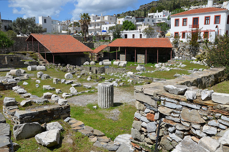 The ruins of the Halicarnassus bodrum BODRUM CITY GUIDE