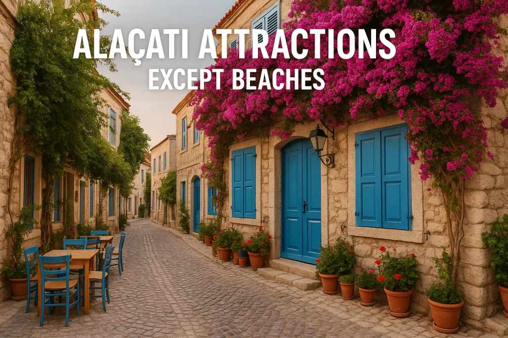 Top 10 Things to Do in Alacati Beyond the Beach 1 Top 10 Things to Do in Alacati Beyond the Beach - Alaçatı is a fascinating holiday destination not only for its sea and beaches, but also for its historical streets, cultural events and various activities. Walking through the narrow streets of Alaçatı, witnessing the history, watching surfers dancing with the wind or participating in traditional herb festivals are experiences that will make your time here truly special. This town, where both nature and culture are intertwined, promises a vacation full of activities for all tastes.
